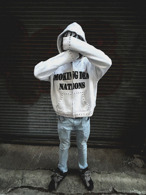 WHITE SDN SWEATER